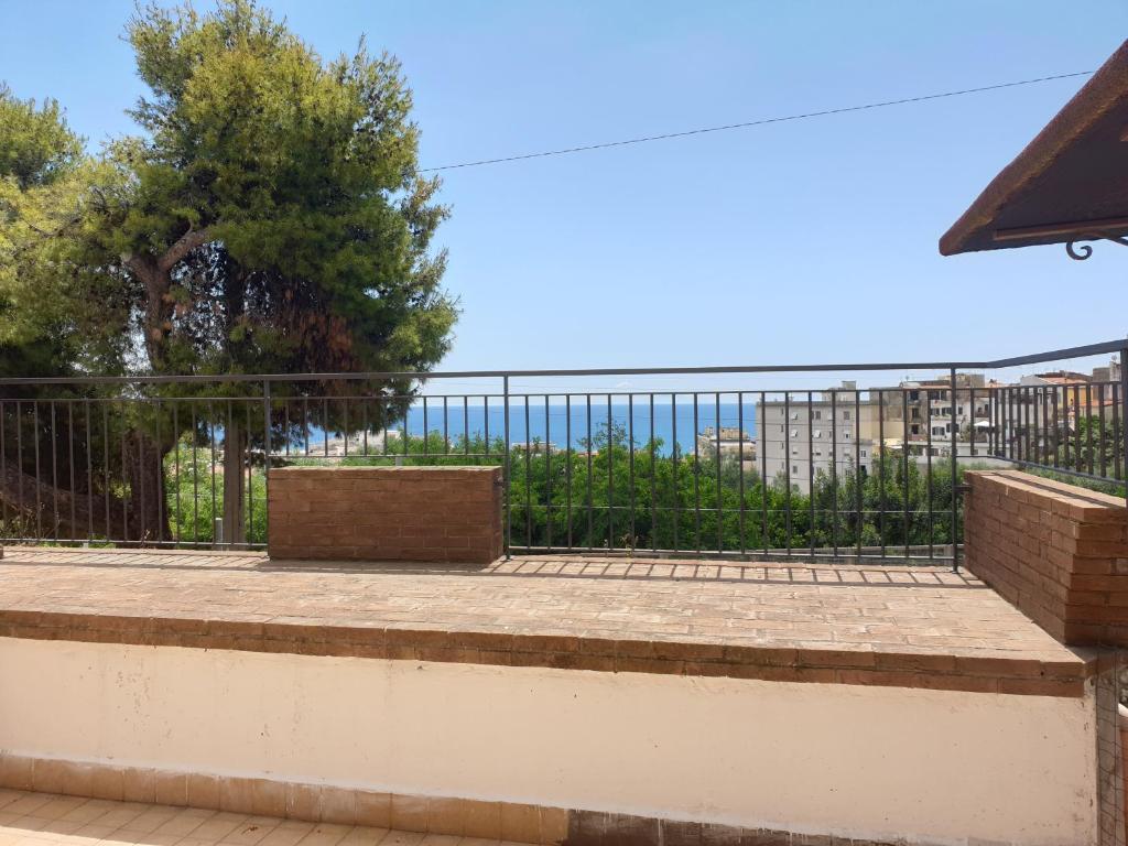 A balcony or terrace at Via Pasquale Testa