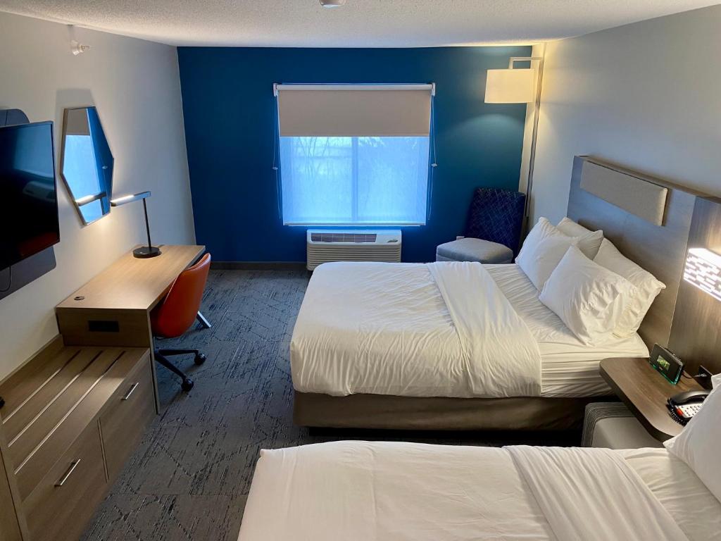 Postel nebo postele na pokoji v ubytování Holiday Inn Express Plymouth by IHG