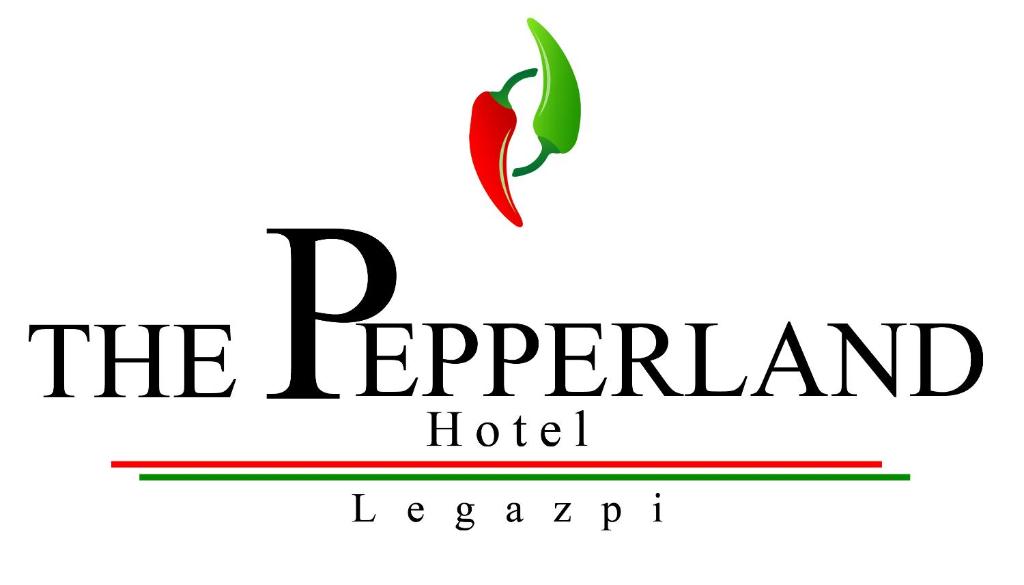 a logo for the pepperland hotel at The Pepperland Hotel in Legazpi