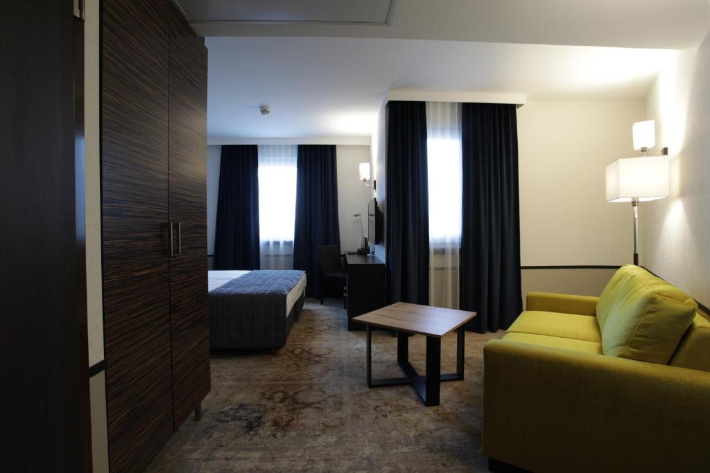 Posezení v ubytování Qubus Hotel Kielce