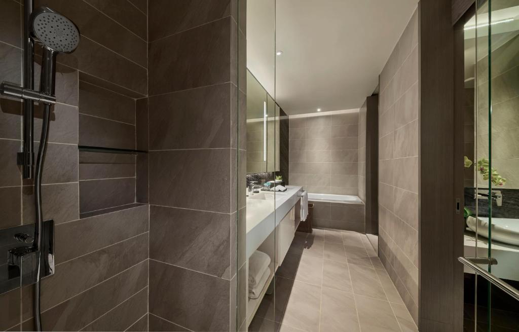 Koupelna v ubytování Pan Pacific Serviced Suites Kuala Lumpur