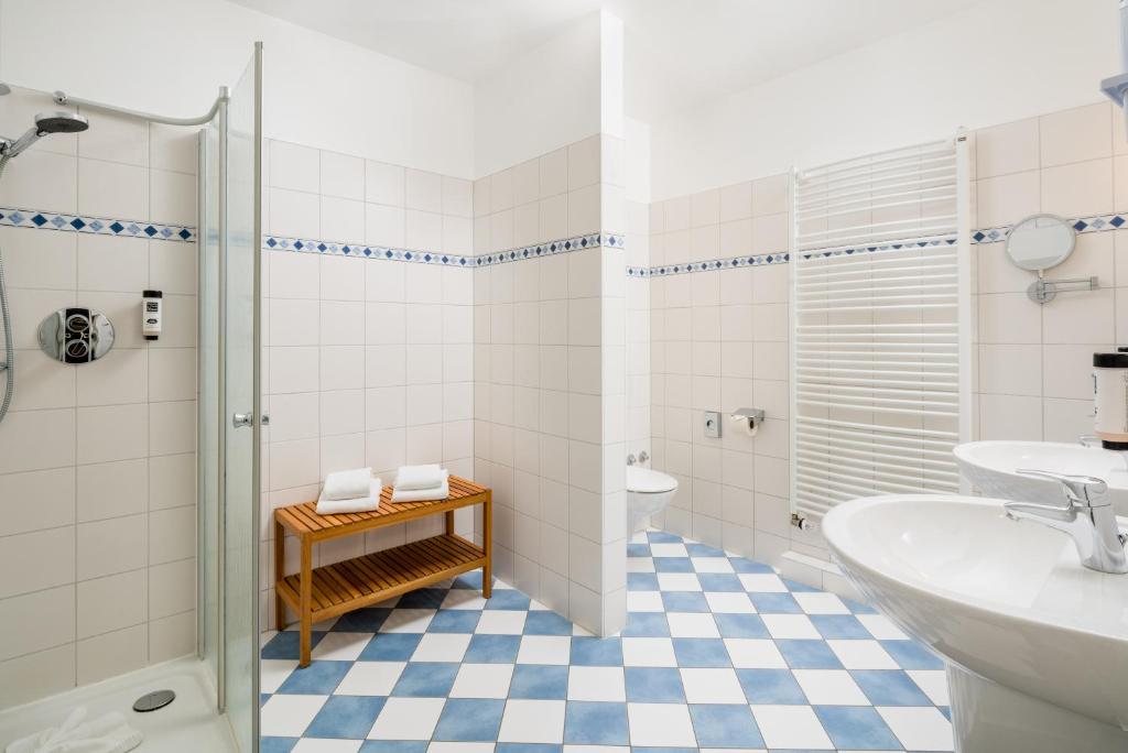 Koupelna v ubytování Parkhotel Wangerooge