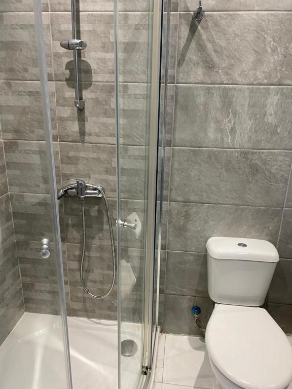 Koupelna v ubytování Msida Suites