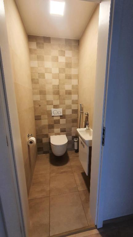 Koupelna v ubytování Apartmány Semily