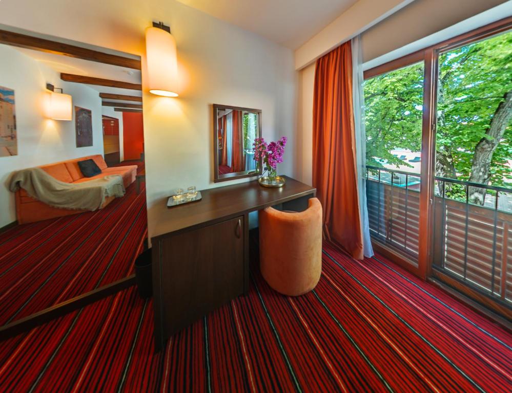 Część wypoczynkowa w obiekcie Hotel Villa Donat