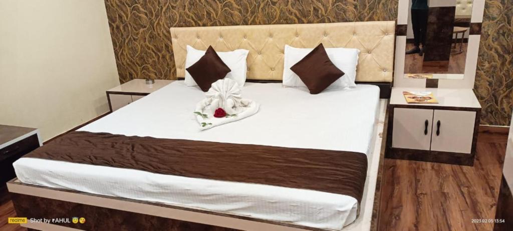 Postel nebo postele na pokoji v ubytování Hotel WB40
