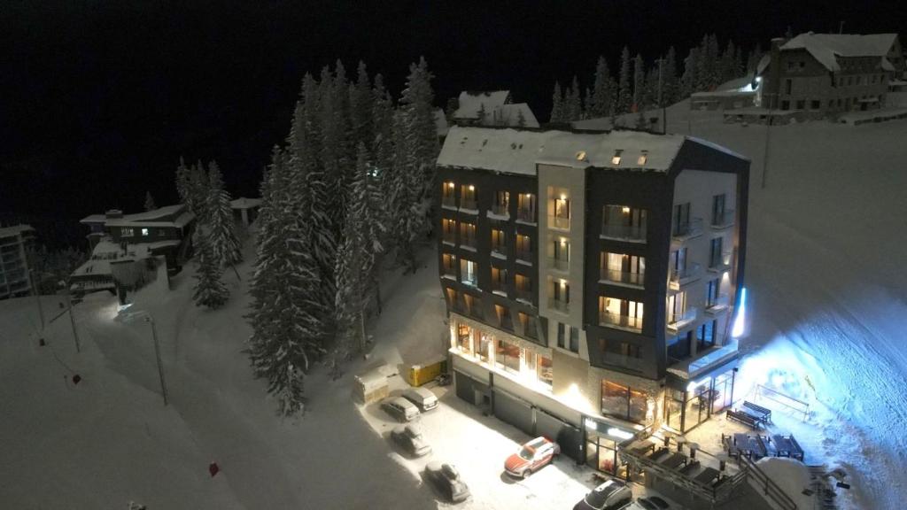 Aparthotel RAJSKA v zimě