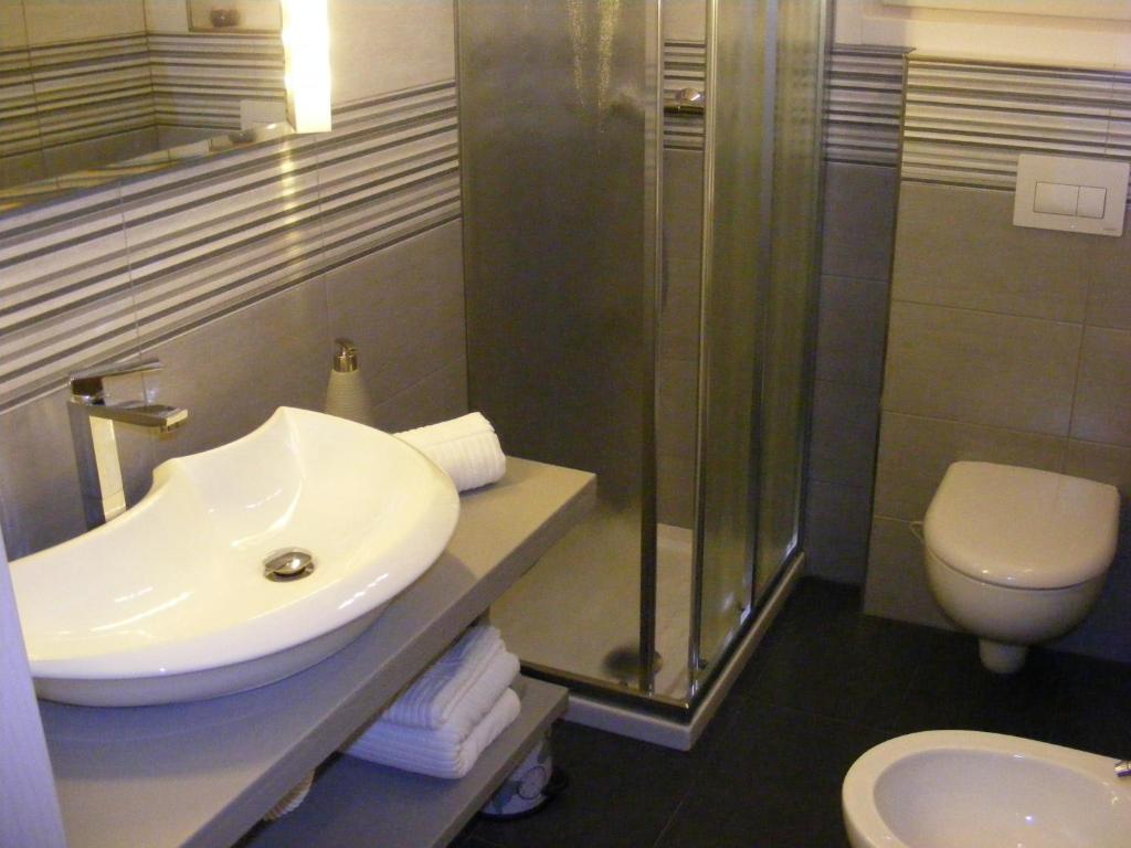 Koupelna v ubytování B&B Nuova Ostiglia