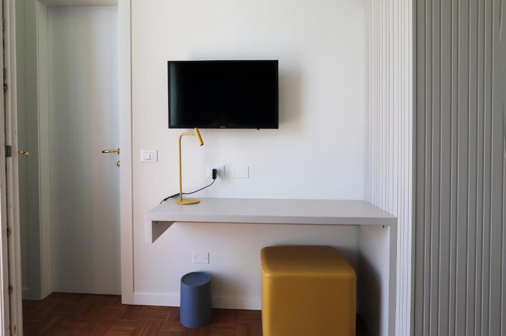 TV a/nebo společenská místnost v ubytování Hotel Fonte Boiola