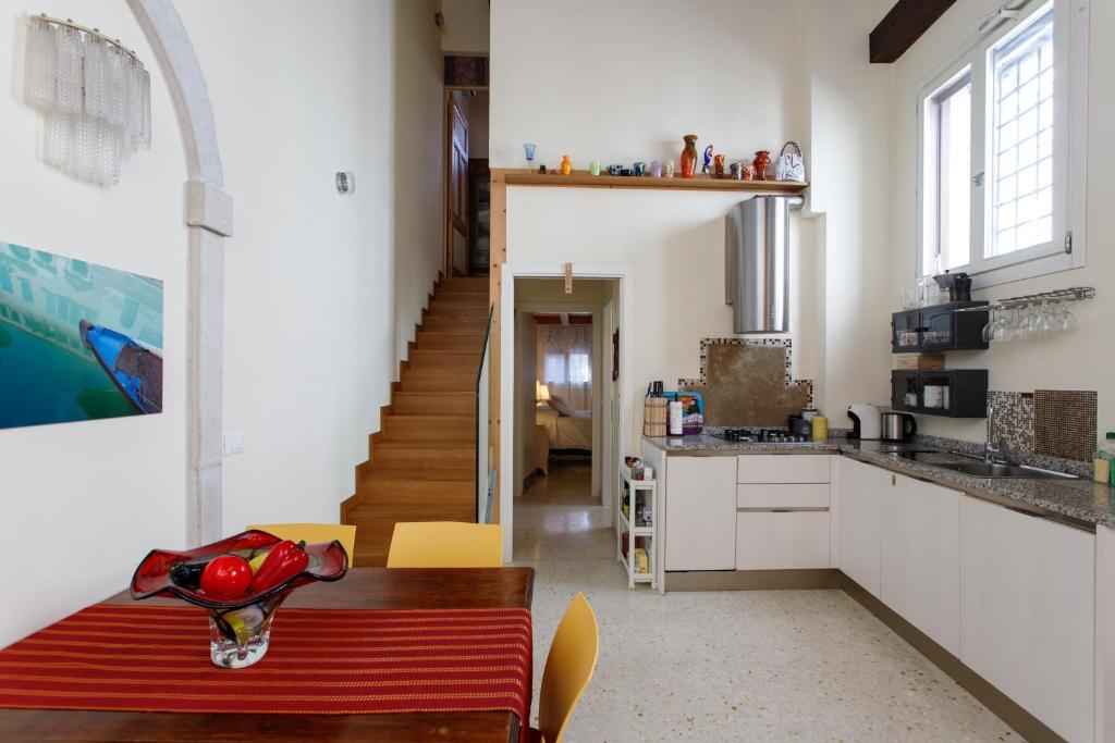 Kuchyň nebo kuchyňský kout v ubytování Casa Alma