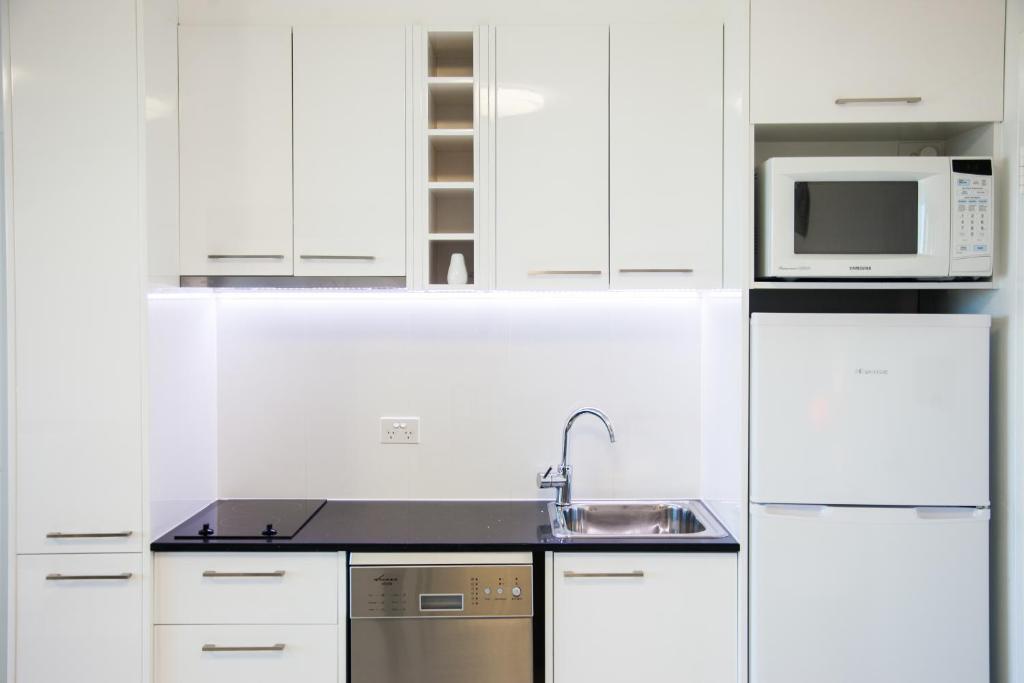 Cucina o angolo cottura di Sandcastles Mooloolaba