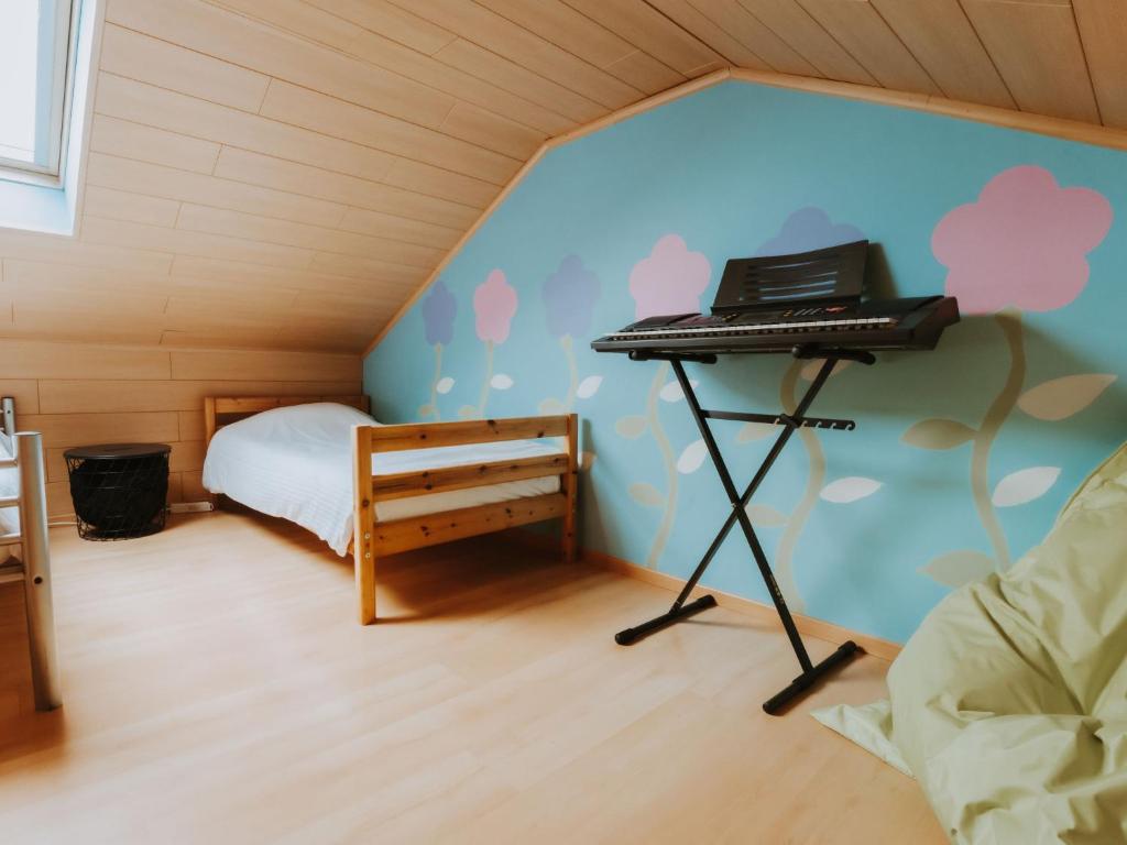 Postel nebo postele na pokoji v ubytování Apartment The Horseshoe by Interhome