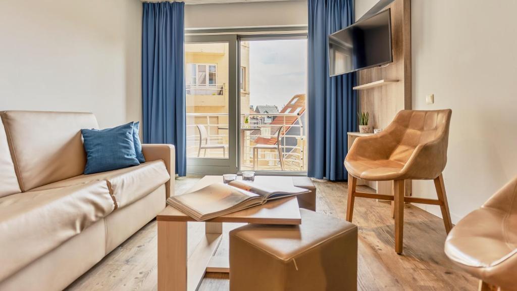 Holiday Suites Blankenberge - 家庭公寓-4p |2间卧室|阳台 - 城市景观