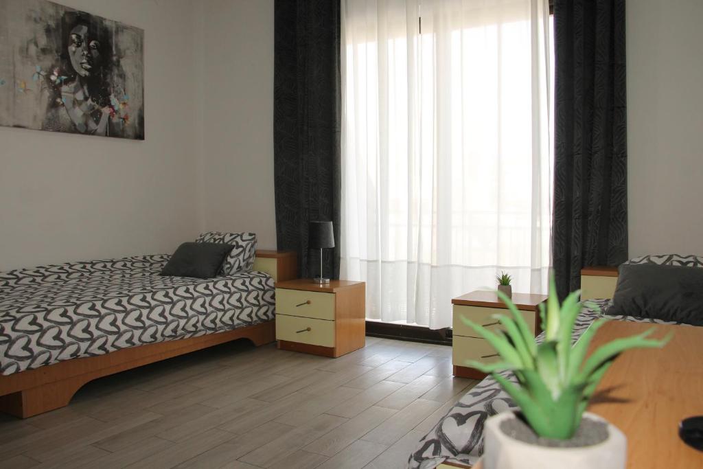 Postel nebo postele na pokoji v ubytování Motel "Tri lovca"