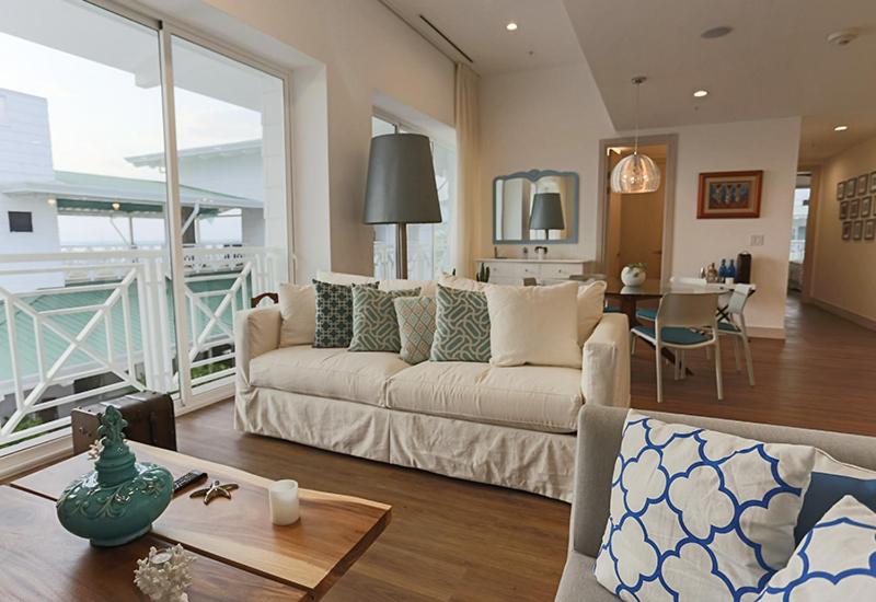 Posezení v ubytování Las Villas Marina Pez Vela