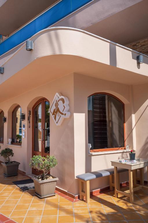 Balkón nebo terasa v ubytování Minos Boutique Hotel