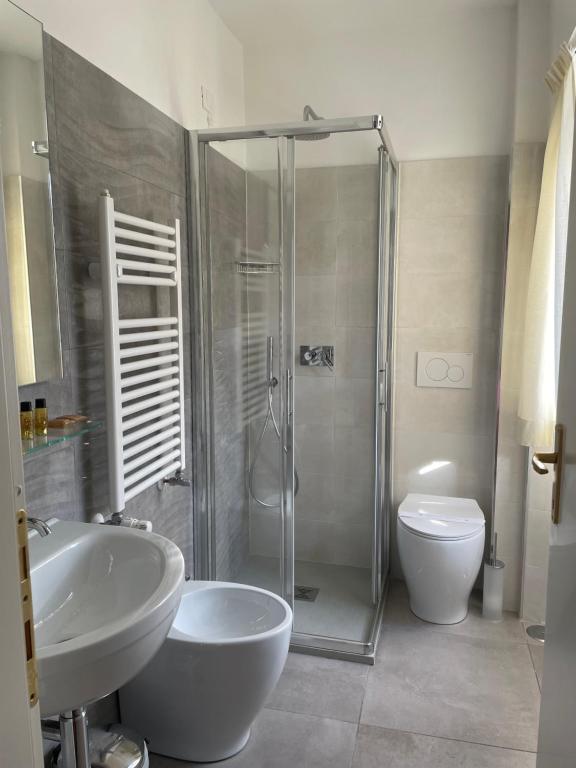 Koupelna v ubytování Hotel divino Amore