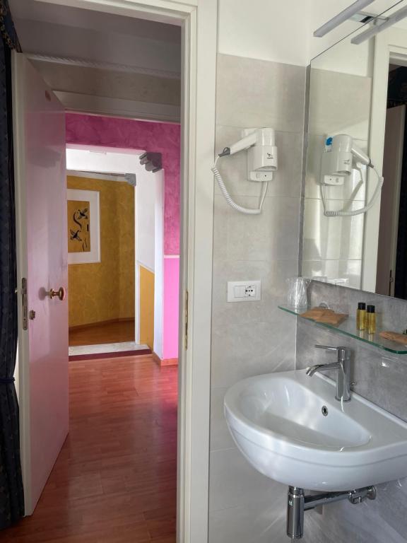Koupelna v ubytování Hotel divino Amore