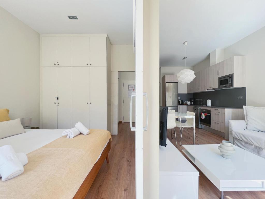 Posteľ alebo postele v izbe v ubytovaní Stay U-nique Apartments Fontanella