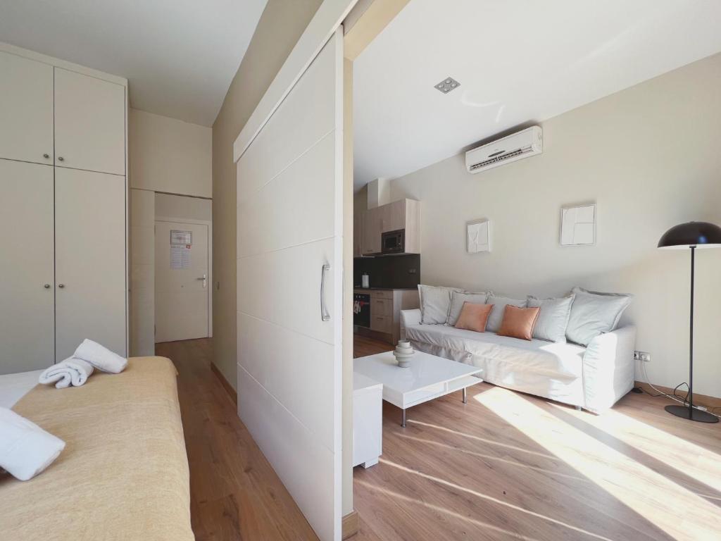 Posteľ alebo postele v izbe v ubytovaní Stay U-nique Apartments Fontanella