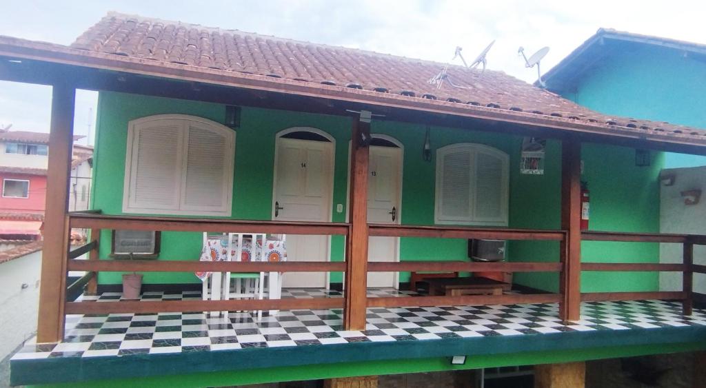 Balkón nebo terasa v ubytování Pousada Taquinha Paraty - CENTRO