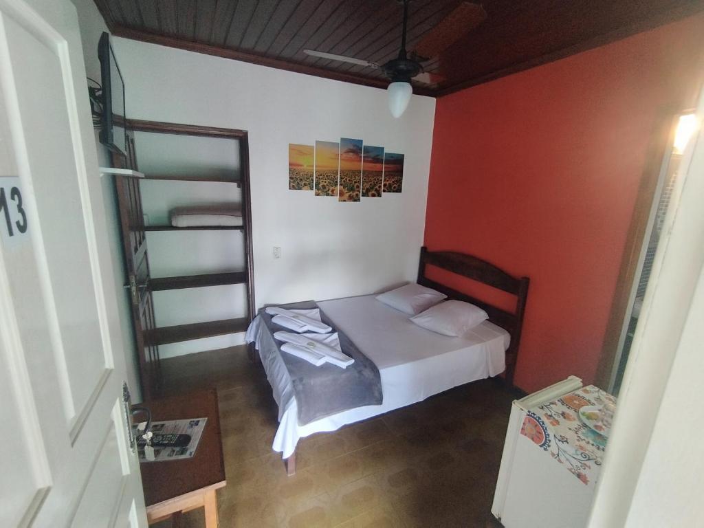 Postel nebo postele na pokoji v ubytování Pousada Taquinha Paraty - CENTRO