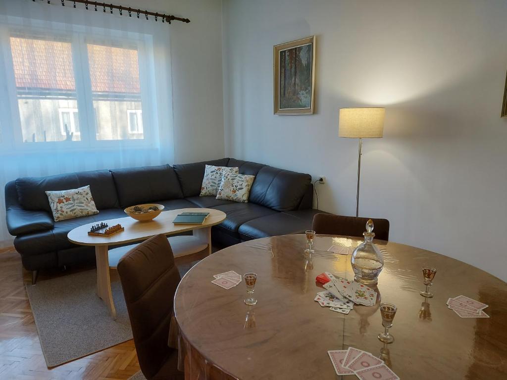 Posezení v ubytování Apartman Tinče