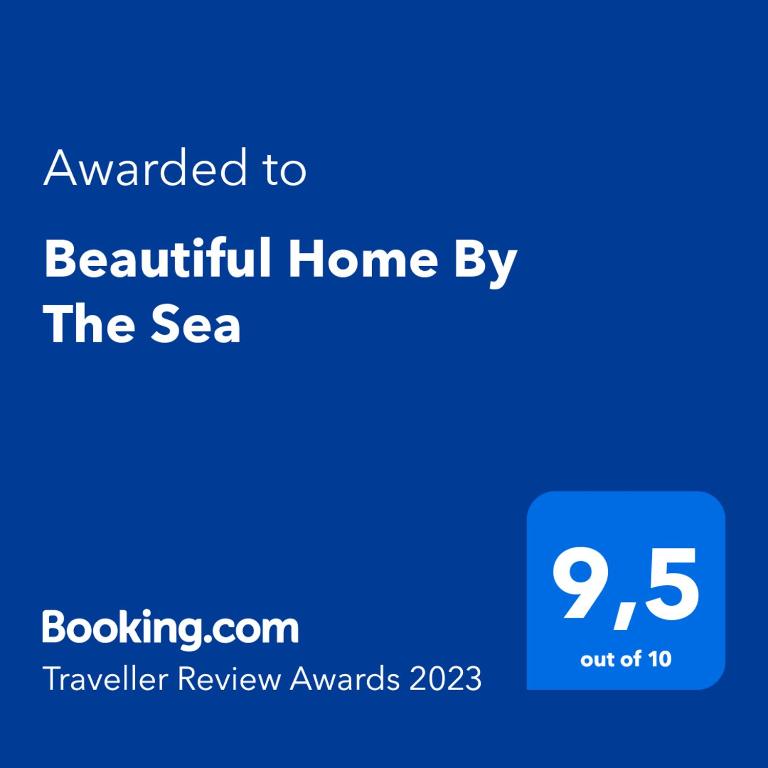 Certifikát, hodnocení, plakát nebo jiný dokument vystavený v ubytování Beautiful Home By The Sea