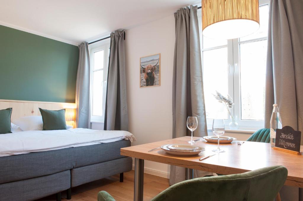 Inselquartett - Appartements inkl Wäschepaket - nähe AOK-Klinik - Appartement Met Douche