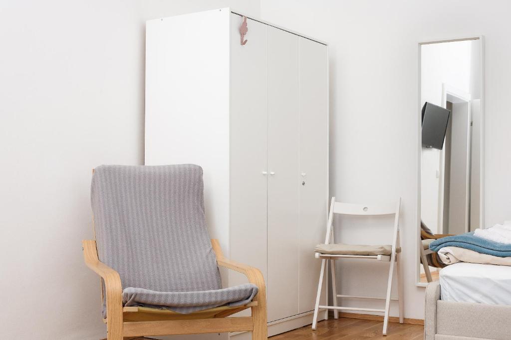 Posteľ alebo postele v izbe v ubytovaní MALIXA - Apartment in the heart of Vienna next to Metro