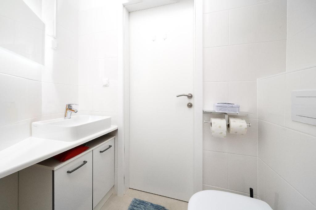 Kúpeľňa v ubytovaní MALIXA - Apartment in the heart of Vienna next to Metro