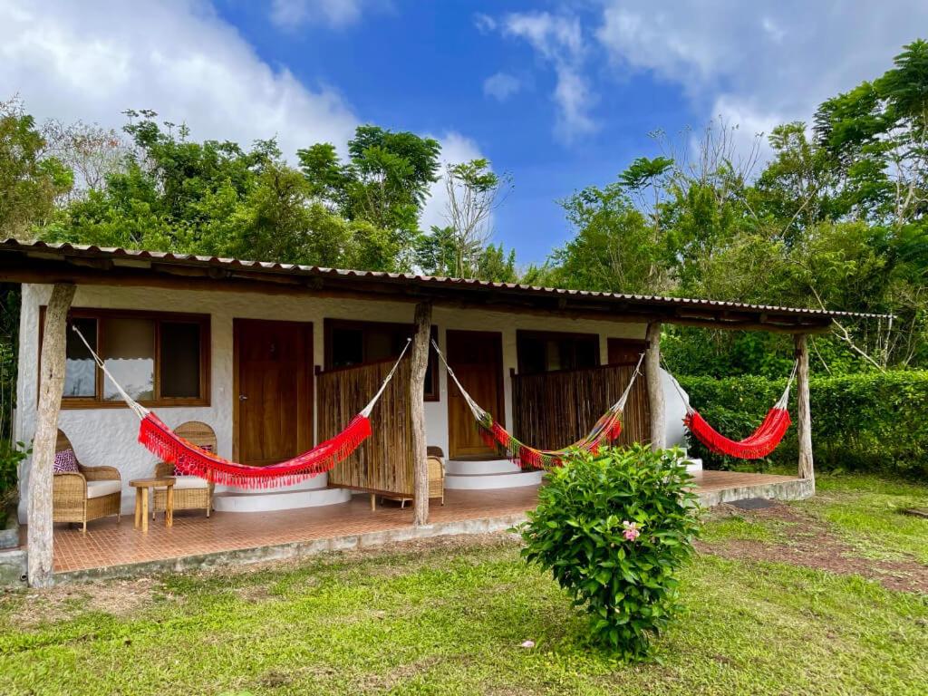 Zahrada ubytování Enchanted Galapagos Lodge