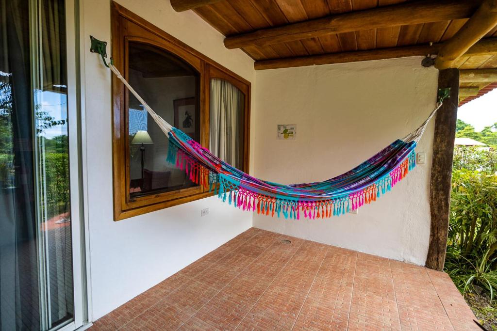 Balkón nebo terasa v ubytování Enchanted Galapagos Lodge