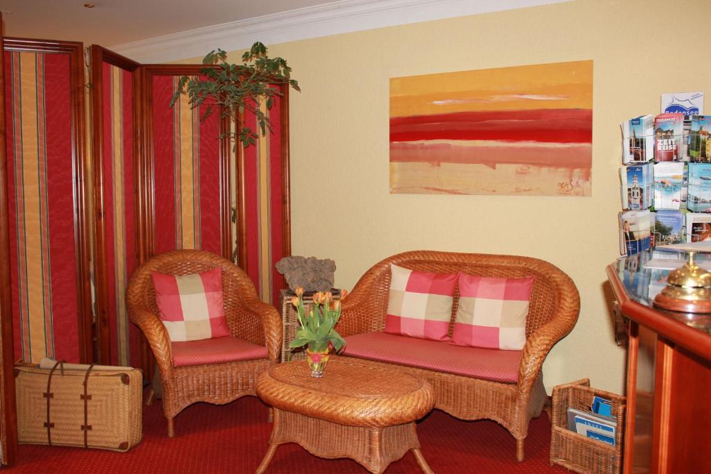 Posezení v ubytování Hotel Garni Wiestor