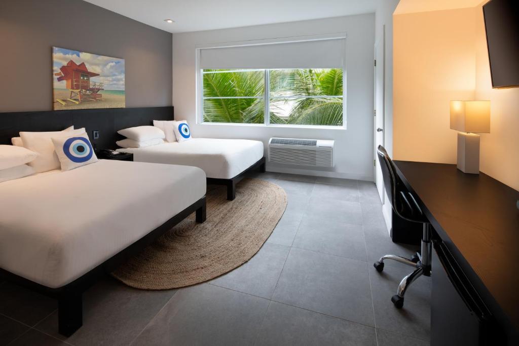 MB Hotel, Trademark Collection by Wyndham - Double Room With Two Double Beds - Non-Smoking