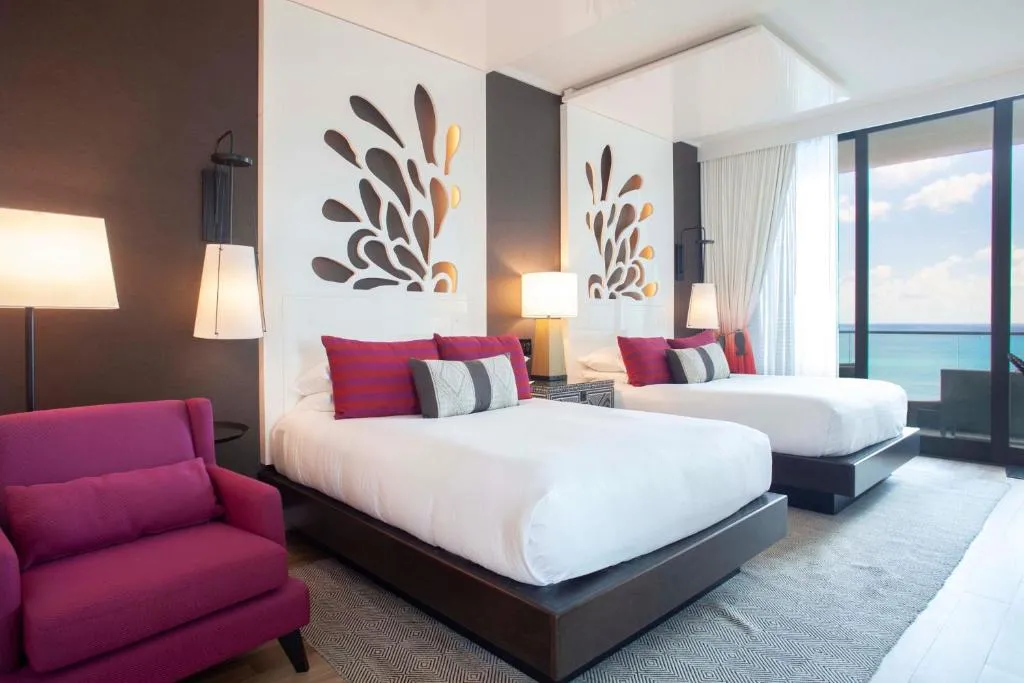 Premium Queen Room with Two Queen Beds and Ocean View