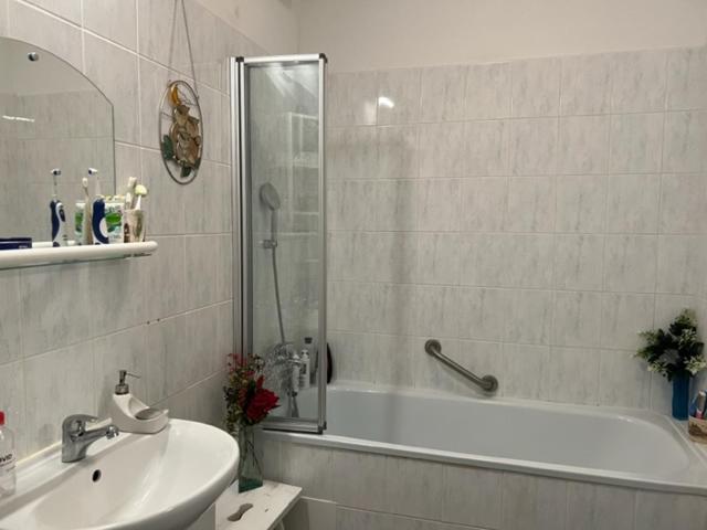 Koupelna v ubytování Homestay Poděbrady