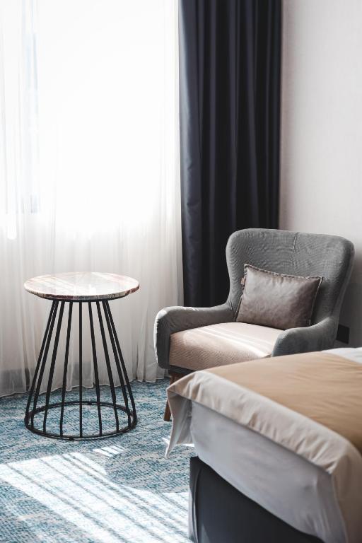 Posezení v ubytování Bristol Hotel Podgorica