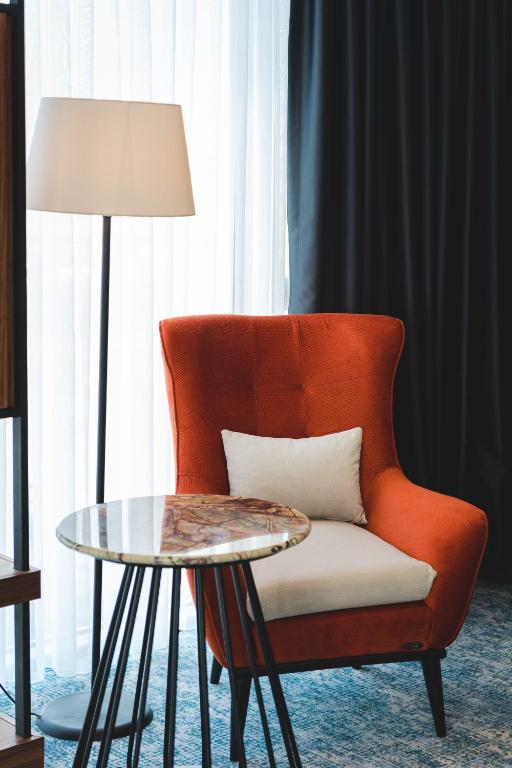 Posezení v ubytování Bristol Hotel Podgorica