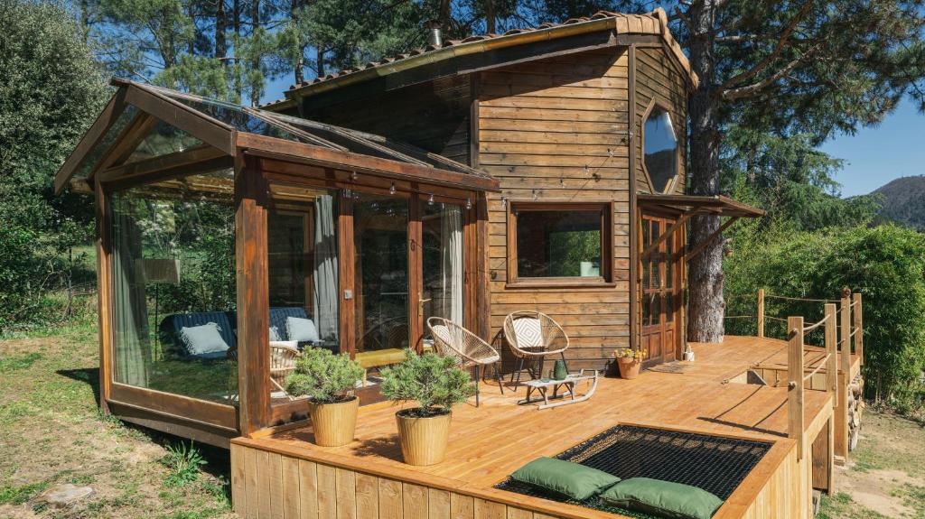 Zahrada ubytování Le Chalet - Les Lodges de Praly