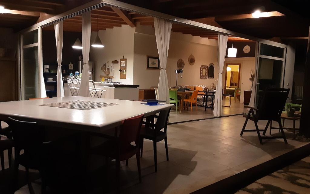 Posezení v ubytování Villa delle palme