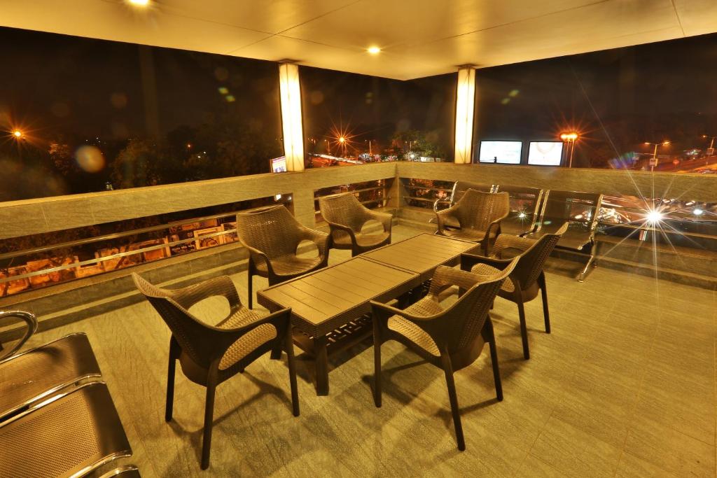 Posezení v ubytování Hotel Kabir