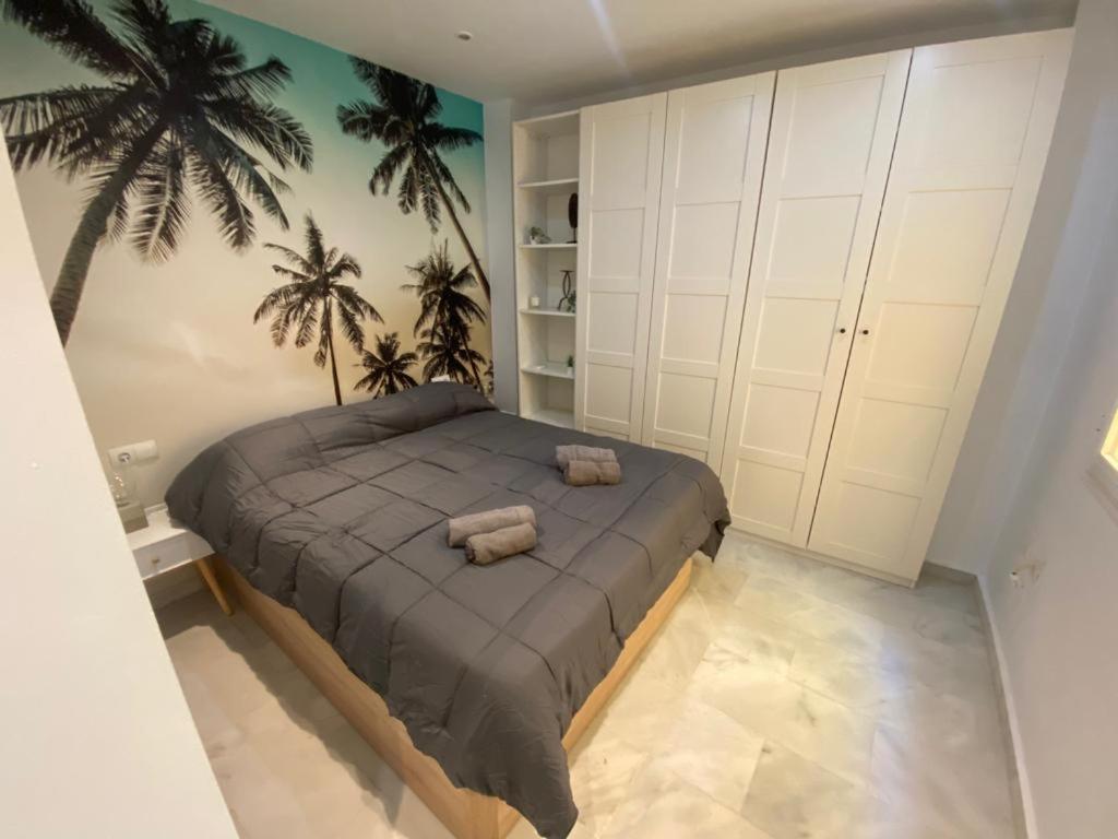 Posteľ alebo postele v izbe v ubytovaní Lovely 1Bedroom Apartment in the Heart of Malaga - WIFI&AC