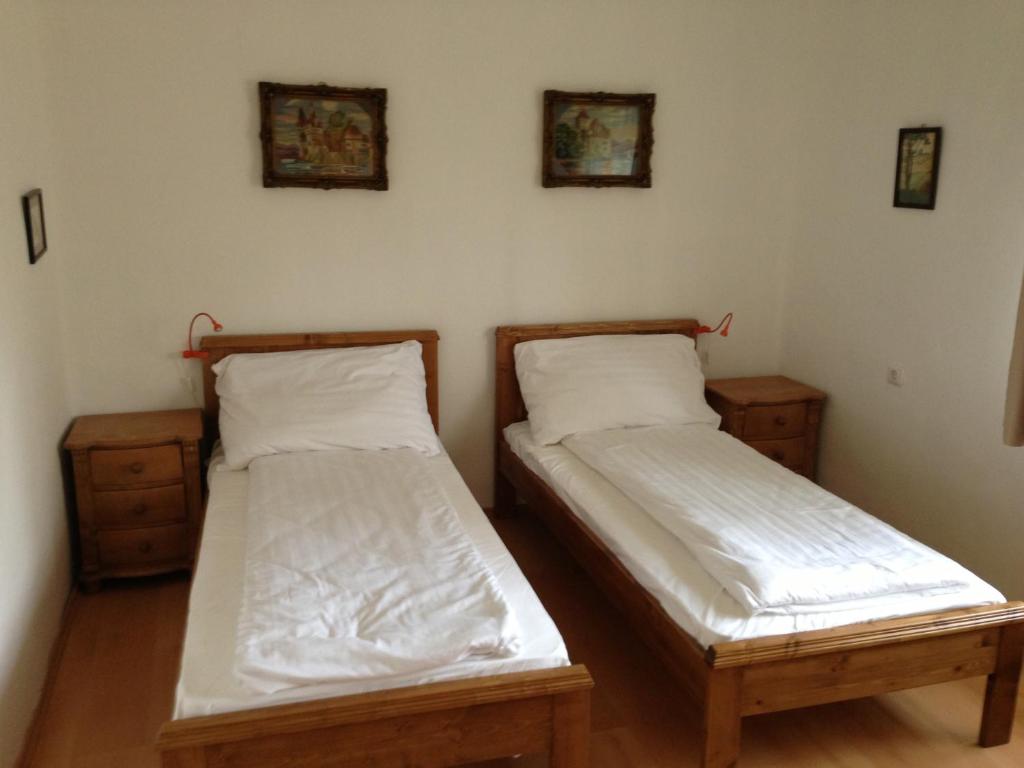 Postel nebo postele na pokoji v ubytování Vida-lak