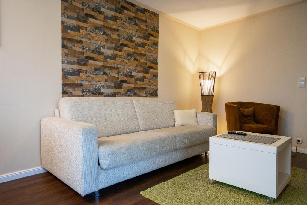 Χώρος καθιστικού στο Haus Lauenburg Wohnung 6