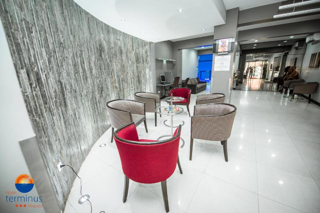 Istumisnurk majutusasutuses Hotel Terminus Maputo