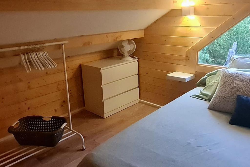 Posteľ alebo postele v izbe v ubytovaní Chalet Marseille hauteur