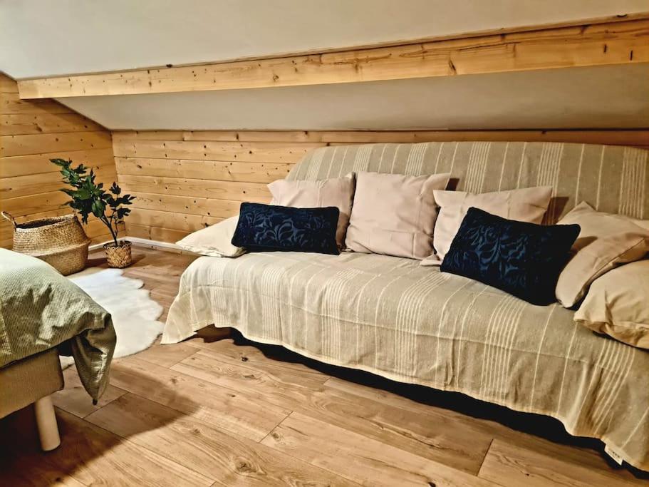 Posteľ alebo postele v izbe v ubytovaní Chalet Marseille hauteur