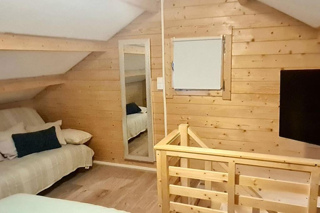 Posteľ alebo postele v izbe v ubytovaní Chalet Marseille hauteur