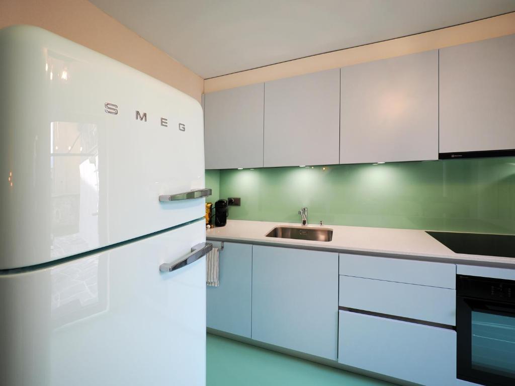 Kuchyň nebo kuchyňský kout v ubytování Rustico Mulino1 - Fully Renovated Near Locarno and Ascona